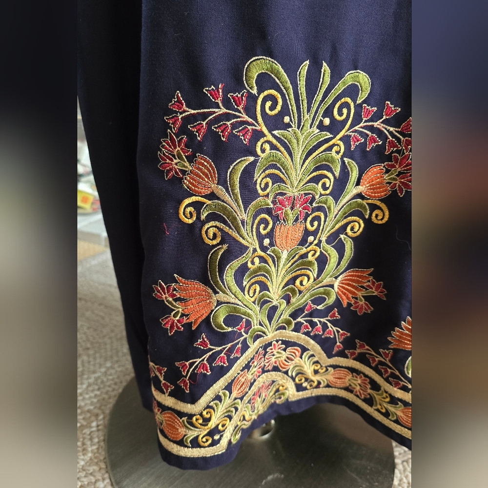 VINTAGE Ethnic Caftan Size XL - Picture 3 of 16